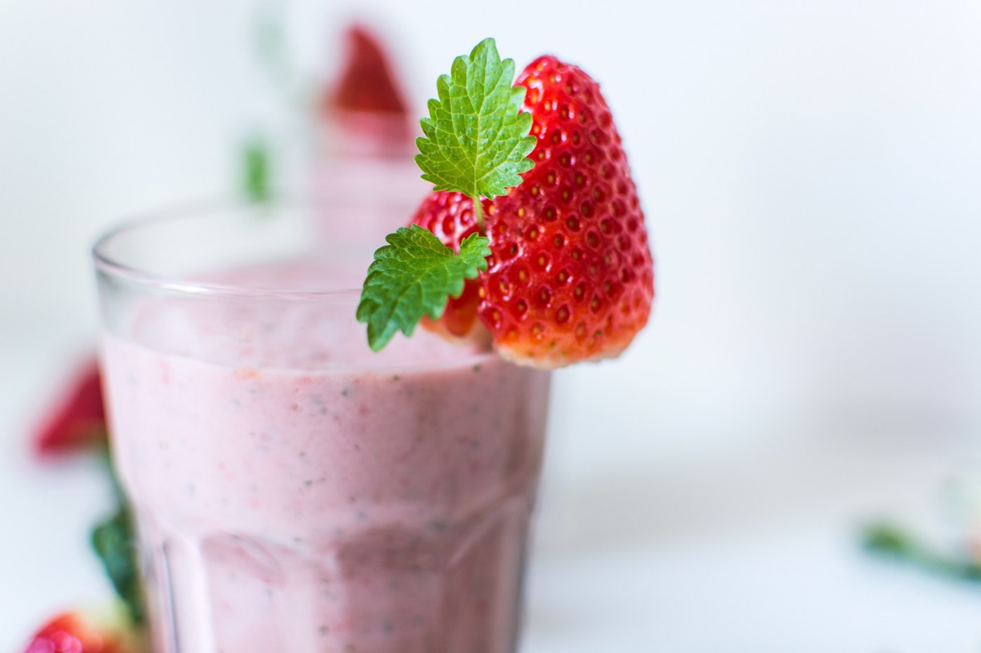 Strawberry and mint